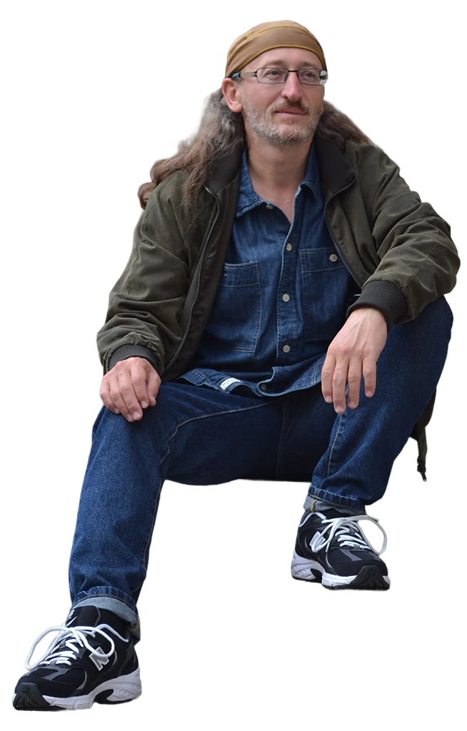 Dekoratives Portrait von Andrii Syrokomskyi - Webentwickler